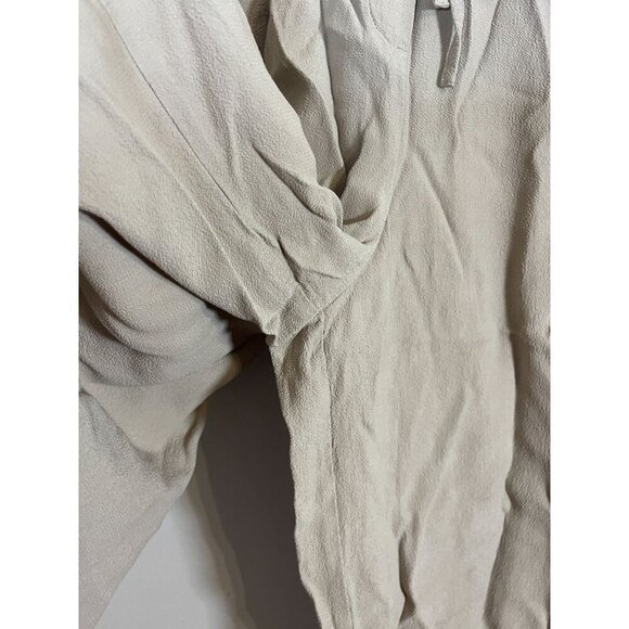 J Jill Culotte Pant L Tan Cropped Neutral Resort Preppy Boho Classic Minimalist - Picture 4 of 12